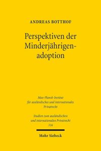 Book Cover for Perspektiven Der Minderjahrigenadoption by Simon Schwarz