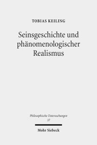 Book Cover for Seinsgeschichte Und Phanomenologischer Realismus by Bertram Lomfeld