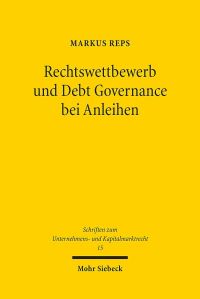 Book Cover for Rechtswettbewerb Und Debt Governance Bei Anleihen by Bertram Lomfeld