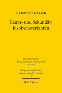 Book Cover for Haupt- Und Sekundarinsolvenzverfahren by Bertram Lomfeld