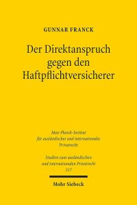 Book Cover for Der Direktanspruch Gegen Den Haftpflichtversicherer by Bertram Lomfeld