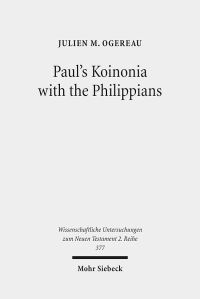 Book Cover for Paul's Koinonia With the Philippians by Julien M Ogereau