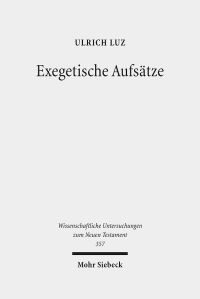Book Cover for Exegetische Aufsatze by Bertram Lomfeld