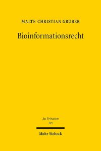 Book Cover for Bioinformationsrecht by Dominik A Thompson
