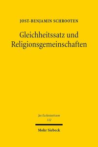 Book Cover for Gleichheitssatz Und Religionsgemeinschaften by Fabian Jenderek
