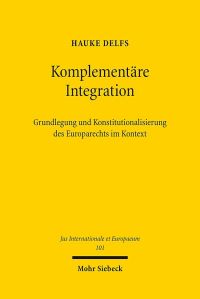 Book Cover for Komplementare Integration by Clare K Rothschild, Jens Schröter