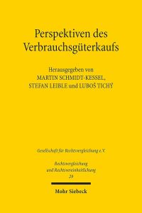 Book Cover for Perspektiven Des Verbrauchsguterkaufs by Lubos Tichy, Martin SchmidtKessel, Stefan Leible
