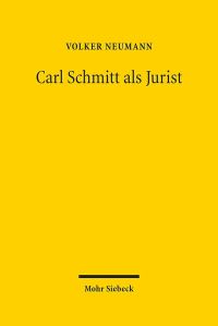 Book Cover for Carl Schmitt Als Jurist by Bijan FatehMoghadam