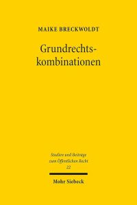 Book Cover for Grundrechtskombinationen by Maike Breckwoldt
