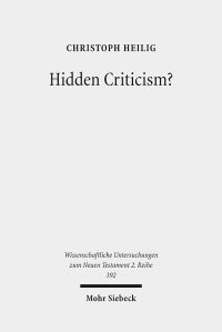 Book Cover for Hidden Criticism? by Maike Breckwoldt