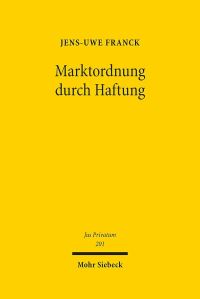 Book Cover for Marktordnung Durch Haftung by JensUwe Franck