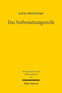 Book Cover for Das Vorbenutzungsrecht by Helmut Zedelmaier