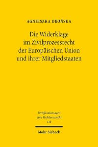 Book Cover for Die Widerklage Im Zivilprozessrecht Der Europaischen Union Und Ihrer Mitgliedstaaten by William D Furley, Jan Maarten Bremer