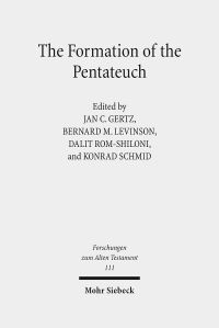 Book Cover for The Formation of the Pentateuch by Konrad Schmid, Dalit RomShiloni, Bernard M Levinson, Jan C Gertz