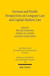 Book Cover for German and Nordic Perspectives on Company Law and Capital Markets Law by WolfGeorg Ringe, Jesper Lau Hansen, Holger Fleischer