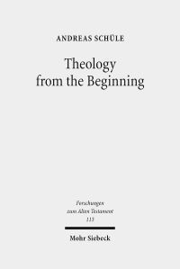 Book Cover for Theology from the Beginning by Andreas Schule