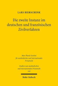Book Cover for Die Zweite Instanz Im Deutschen Und Franzosischen Zivilverfahren by Tobias BrauneKrickau