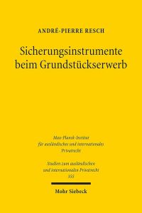 Book Cover for Sicherungsinstrumente Beim Grundstuckserwerb by AndrePierre Resch