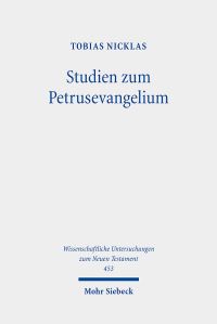 Book Cover for Studien Zum Petrusevangelium by Tobias Nicklas