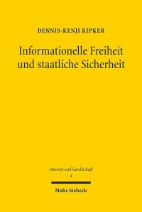 Book Cover for Informationelle Freiheit Und Staatliche Sicherheit by Gabriel Ludwig Schmidt