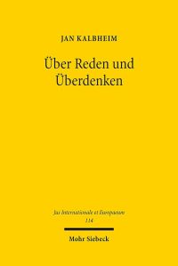 Book Cover for Uber Reden Und Uberdenken by Jürgen Basedow, Knut Benjamin Pissler