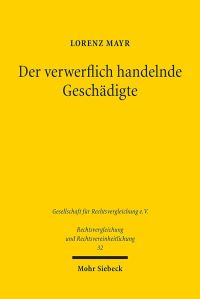 Book Cover for Der Verwerflich Handelnde Geschadigte by Lorenz Mayr