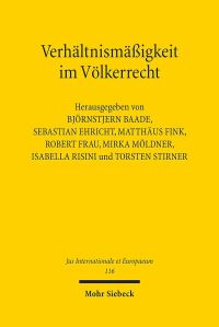 Book Cover for Verhaltnismassigkeit Im Volkerrecht by Torsten Stirner, Isabella Risini, Mirka Moldner, Robert Frau, Matthaus Fink, Sebastian Ehricht, Bjornstjern Baade