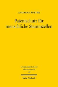 Book Cover for Patentschutz Fur Menschliche Stammzellen by Detlef Pollack