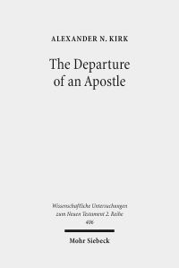 Book Cover for The Departure of an Apostle by Alexander N Kirk