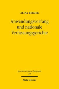 Book Cover for Anwendungsvorrang Und Nationale Verfassungsgerichte by Detlef Pollack