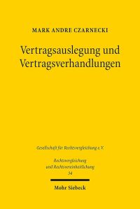 Book Cover for Vertragsauslegung Und Vertragsverhandlungen by Detlef Pollack