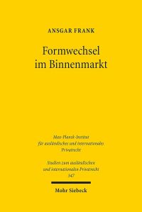 Book Cover for Formwechsel Im Binnenmarkt by Detlef Pollack