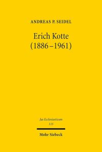 Book Cover for Erich Kotte (1886-1961) by Andreas P Seidel
