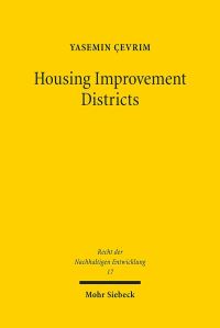 Book Cover for Housing Improvement Districts by Yasemin Cevrim
