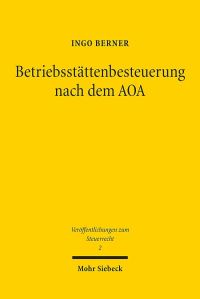 Book Cover for Betriebsstattenbesteuerung Nach Dem AOA by William D Furley, Jan Maarten Bremer