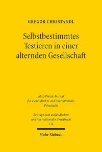 Book Cover for Selbstbestimmtes Testieren in Einer Alternden Gesellschaft by MC Hirsch, HA Rieder, C Koch, M All of the Institute for Normal and Pathological Physiology Huber