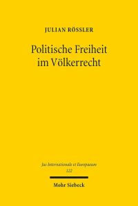 Book Cover for Politische Freiheit Im Volkerrecht by Julian Rossler