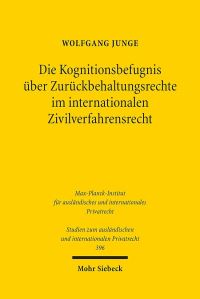 Book Cover for Die Kognitionsbefugnis Uber Zuruckbehaltungsrechte Im Internationalen Zivilverfahrensrecht by C A Brebbia, J Kenny