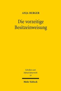 Book Cover for Die Vorzeitige Besitzeinweisung by Brian E Gates