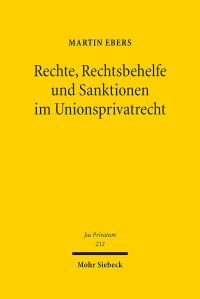 Book Cover for Rechte, Rechtsbehelfe Und Sanktionen Im Unionsprivatrecht by Brian E Gates