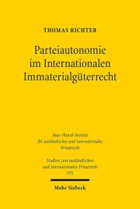 Book Cover for Parteiautonomie Im Internationalen Immaterialguterrecht by Brian E Gates