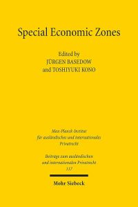 Book Cover for Special Economic Zones by Toshiyuki Kono, Jurgen Basedow