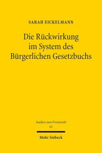 Book Cover for Die Ruckwirkung Im System Des Burgerlichen Gesetzbuchs by Brian E Gates