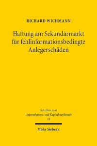 Book Cover for Haftung Am Sekundarmarkt Fur Fehlinformationsbedingte Anlegerschaden by Brian E Gates