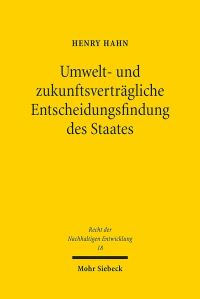 Book Cover for Umwelt- Und Zukunftsvertragliche Entscheidungsfindung Des Staates by Brian E Gates
