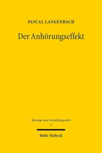 Book Cover for Der Anhorungseffekt by Brian E Gates
