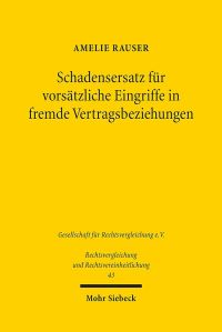 Book Cover for Schadensersatz Fur Vorsatzliche Eingriffe in Fremde Vertragsbeziehungen by Brian E Gates