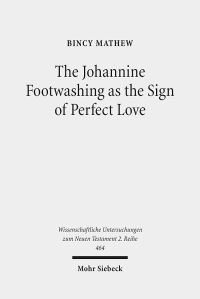 Book Cover for The Johannine Footwashing as the Sign of Perfect Love by Bincy Mathew