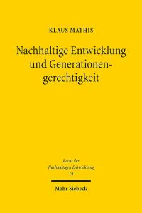 Book Cover for Nachhaltige Entwicklung Und Generationengerechtigkeit by Brian E Gates