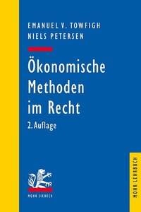 Book Cover for Okonomische Methoden Im Recht by Emanuel V Towfigh, Niels Petersen